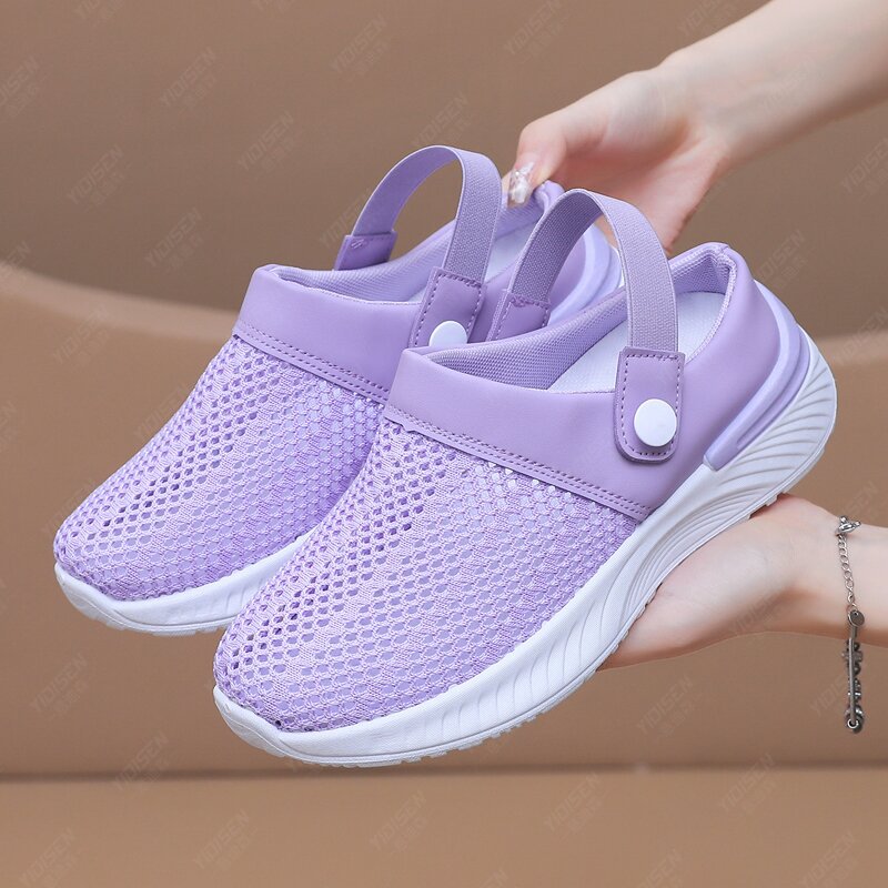š„ćSpecjalna oferta letniaćš„ć36-41ć Letnie buty Hollow Mesh OddychajÄ
ce damskie modne codzienne sandaÅy plażowe-3683667