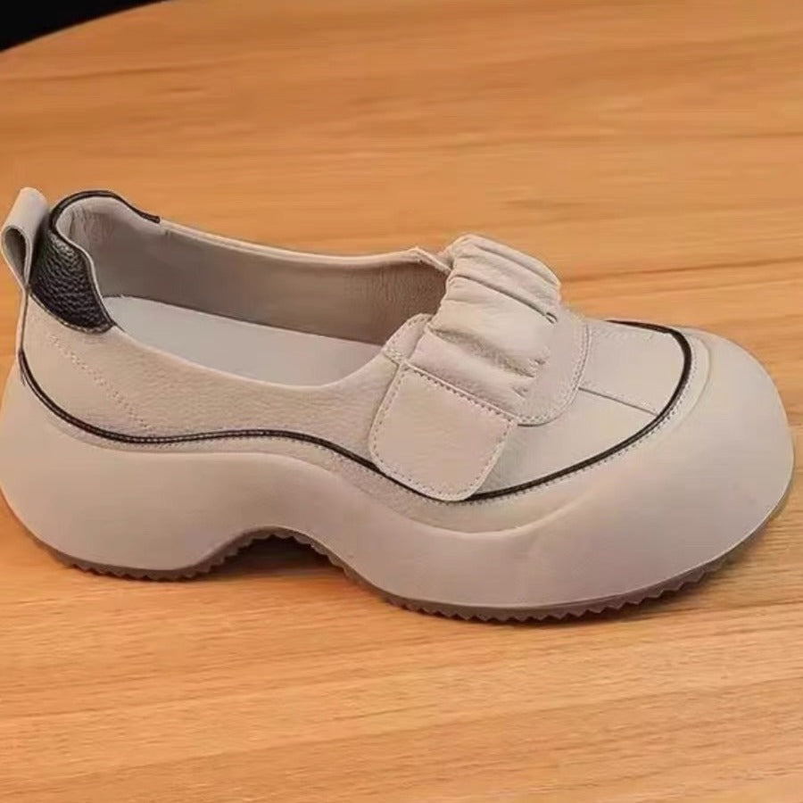 🔥【35-40】👟2024 nowe modne skórzane wygodne trampki w stylu retro do uprawiania sportu i rekreacji 3738194