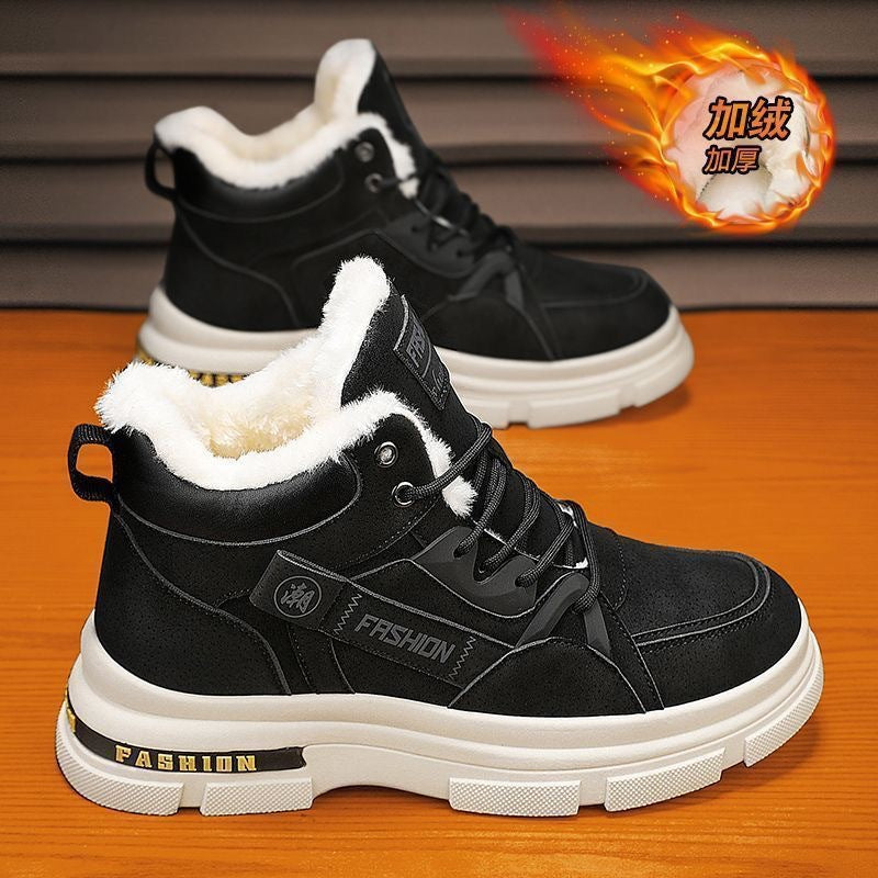 🔥🔥👞【39-44】2024 nowe męskie zimowe, pogrubione, aksamitne, ciepłe buty Martin 3839166