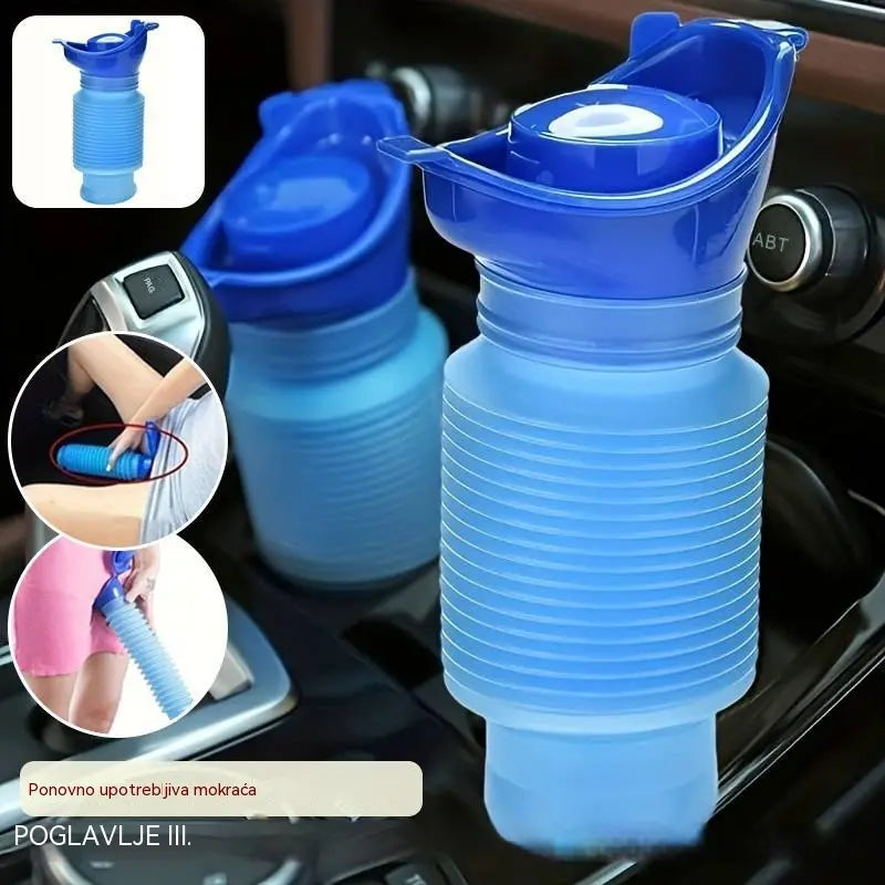 【Kupi jedan, dobi jedan gratis】Prijenosni automobilski pisoar, uvlačivi pisoar za dječake, djevojčice i djecu, pisoar za hitne slučajeve