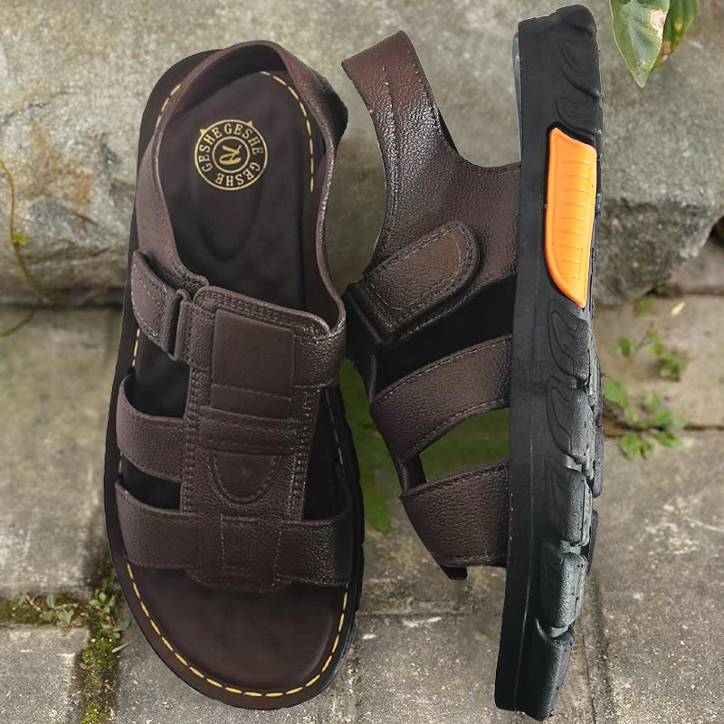 🔥👟 (50% POPUSTA)【Veličina 38 ~ 44】 Ručno izrađene mekane kožne neklizajuće sandale za plažu za muškarce