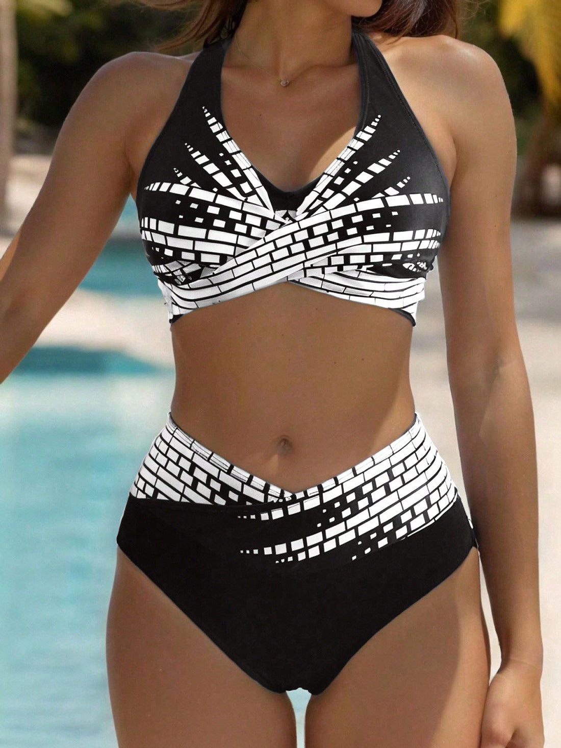 👙 50% zniżki 💥【40-100 kg】👉 Dwuczęściowe bikini dla kobiet plus size ✅ Wysoki stan ✅ Płatność przy odbiorze