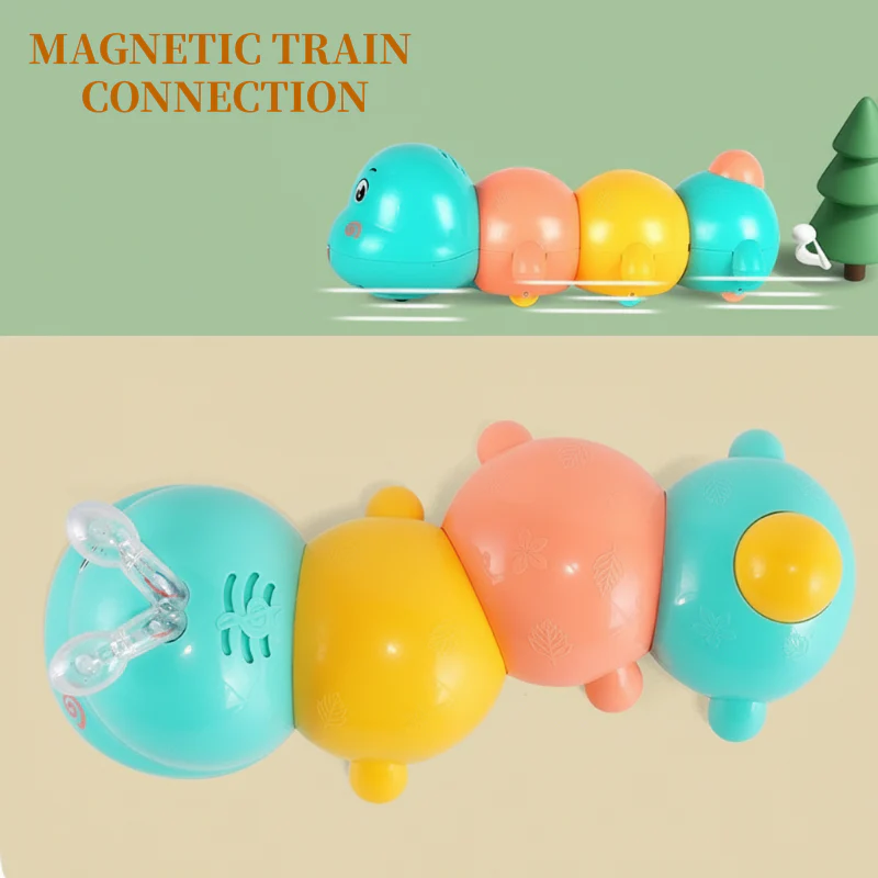 šIgraÄka za bebe u obliku gusjenice koja se kreÄe i emitira svjetlost.