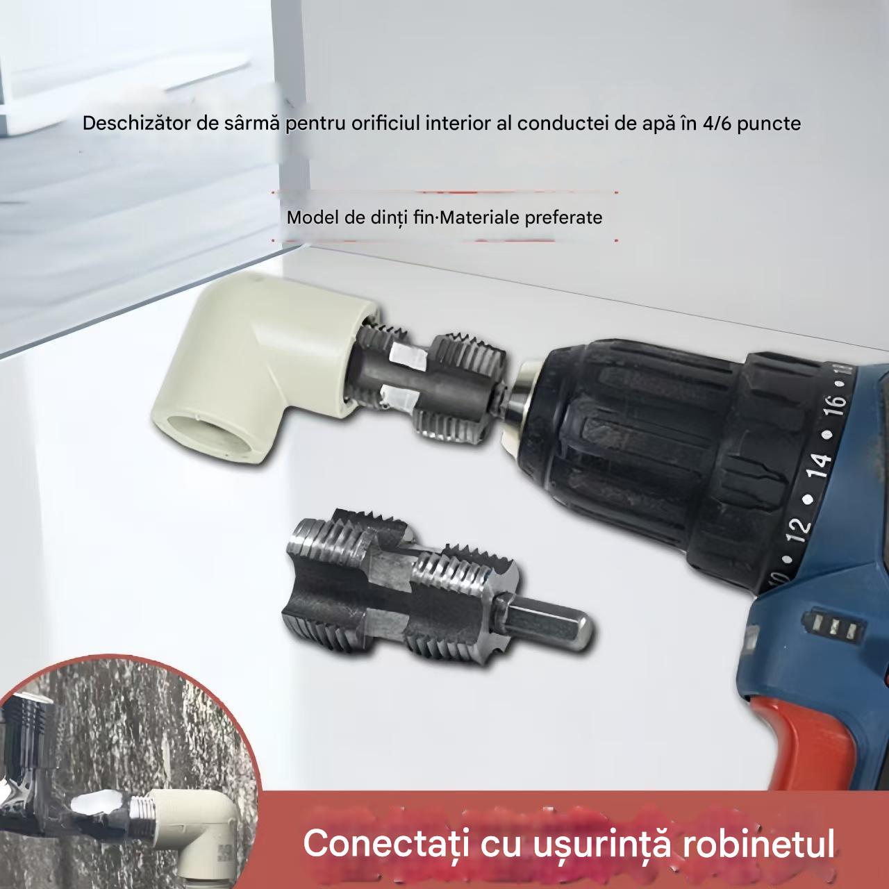 🛠️【Alati za otvaranje unutarnje žice za vodu i set alata za otvaranje vanjske žice】 4 točke 6 točaka Vodena cijev PPR plastika PVC