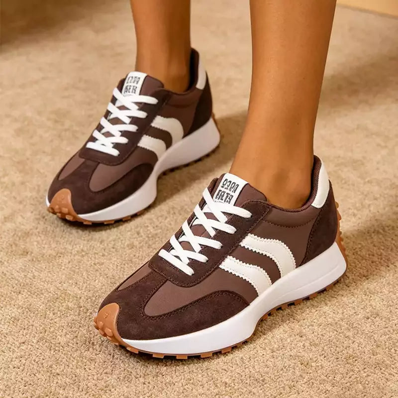 👟✨ Buty sportowe na platformie – styl retro, komfortowe chodzenie i maksymalna oddychalność przez cały dzień!