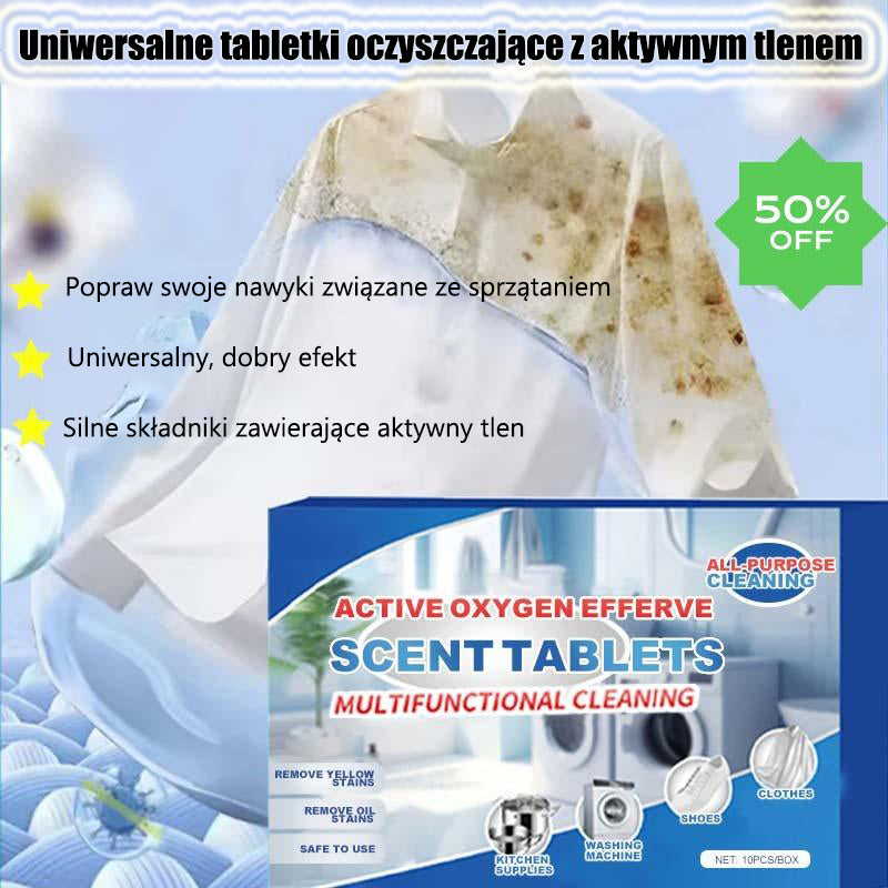 ✨【Szybkie czyszczenie】💦Musujące uniwersalne tabletki czyszczące z aktywnym tlenem 3716879
