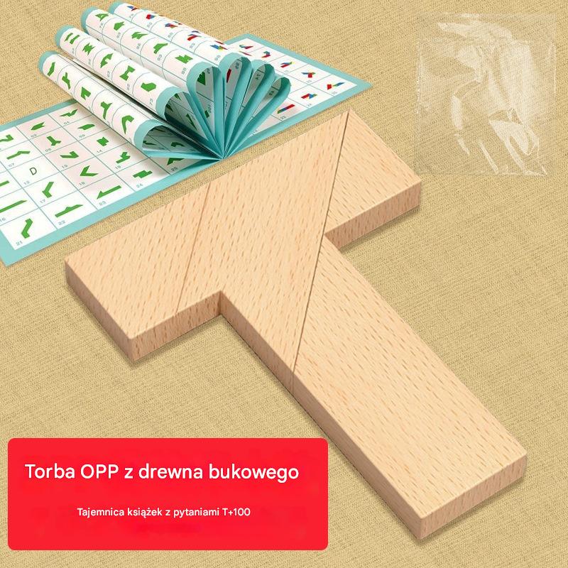 đđWielofunkcyjna zabawka tangram w ksztaĆcie litery T