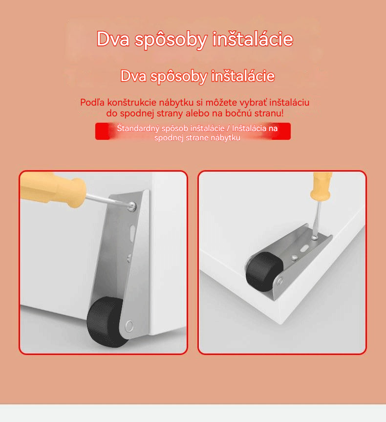 【8 koliesok + 32 skrutiek】——23 € 🚪 Držiak posuvných dverí s kolieskami – tichý, nastaviteľný a jednoduchý na inštaláciu 🔧