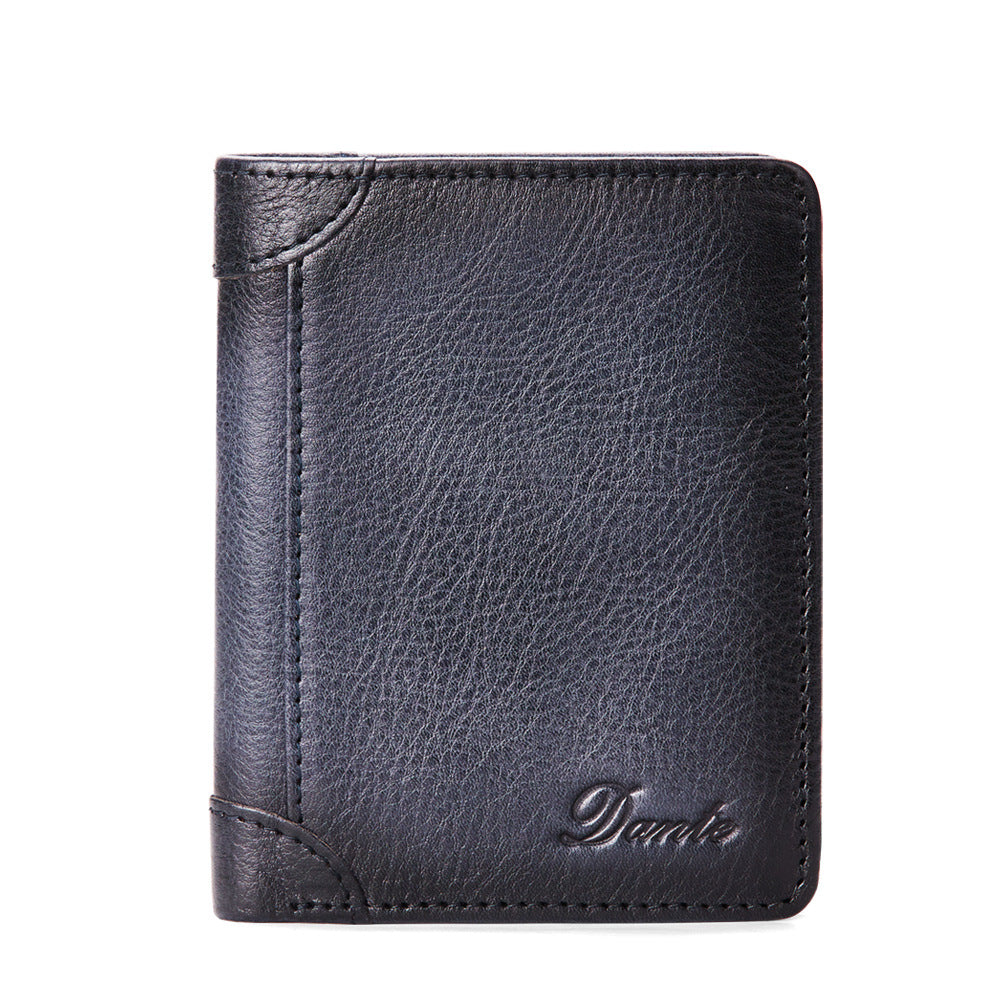 Novi muški protuprovalni novčanik od prave kože