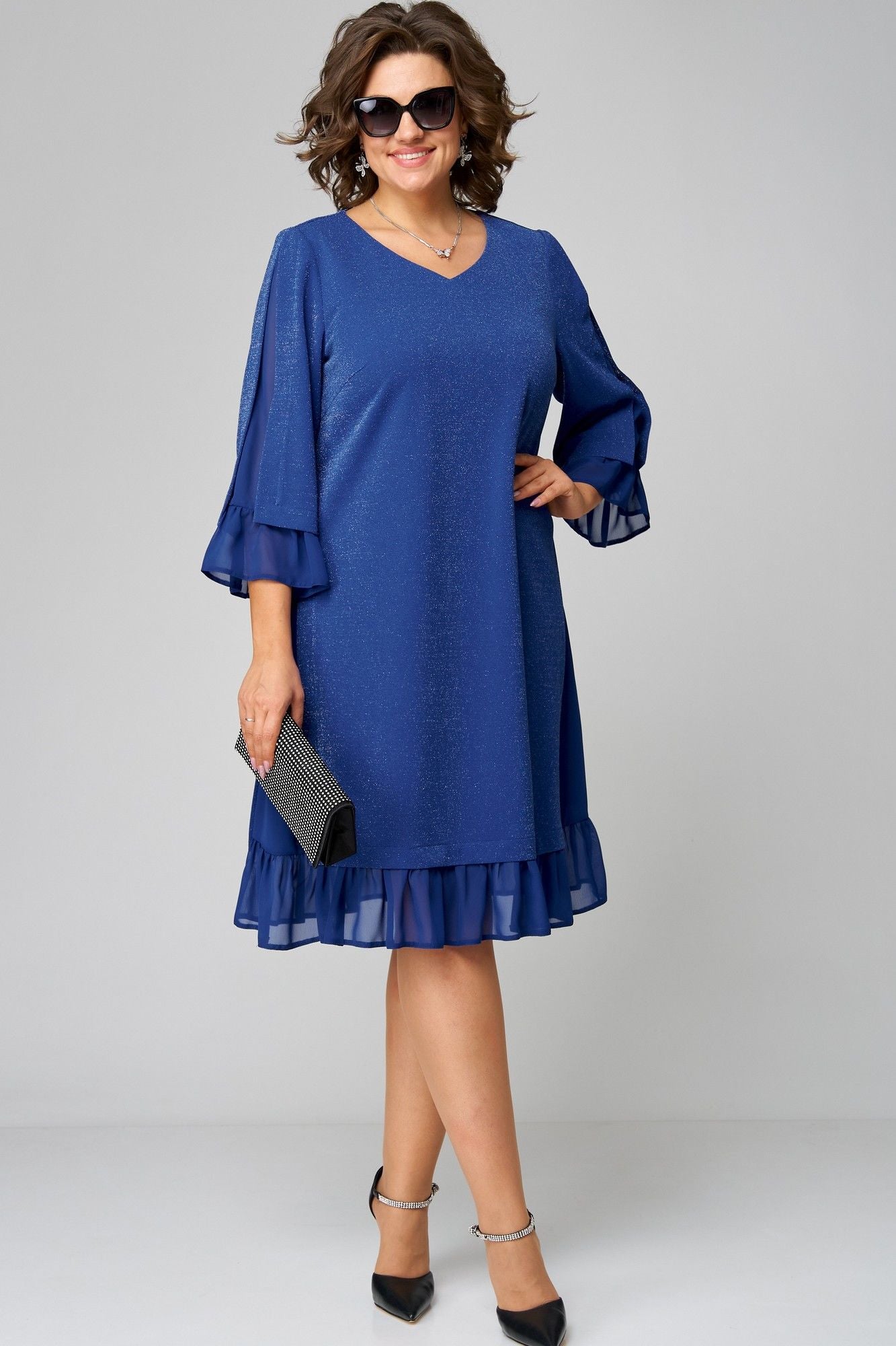 ✨️【S-5XL】💃2025 nowa wysokiej jakości elegancka i wygodna sukienka w jednolitym kolorze