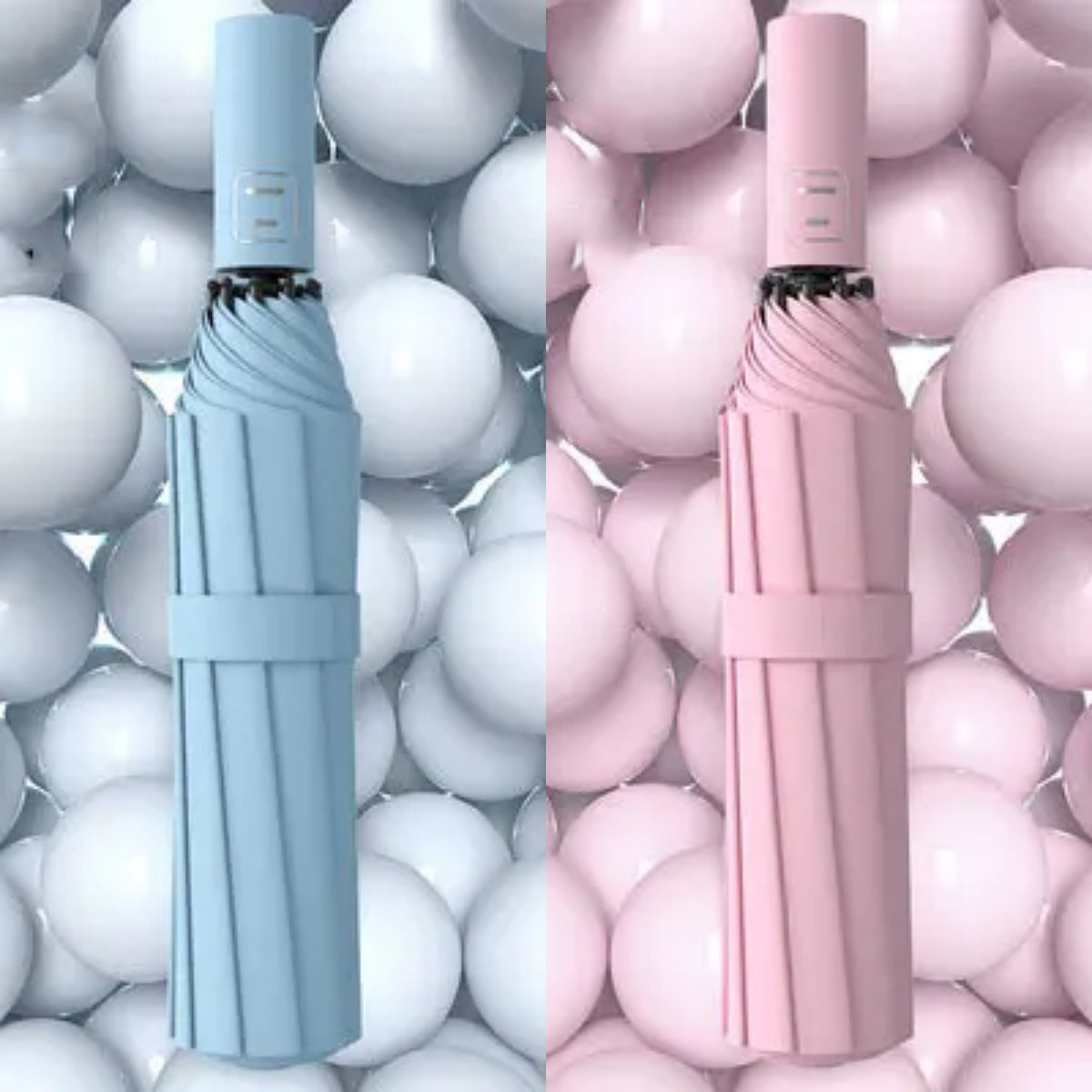 ☔🔥 【Kup jeden, drugi dostaniesz gratis】🔥 Nowy japoński parasol automatyczny, składany parasol z 10 kościami--3762036