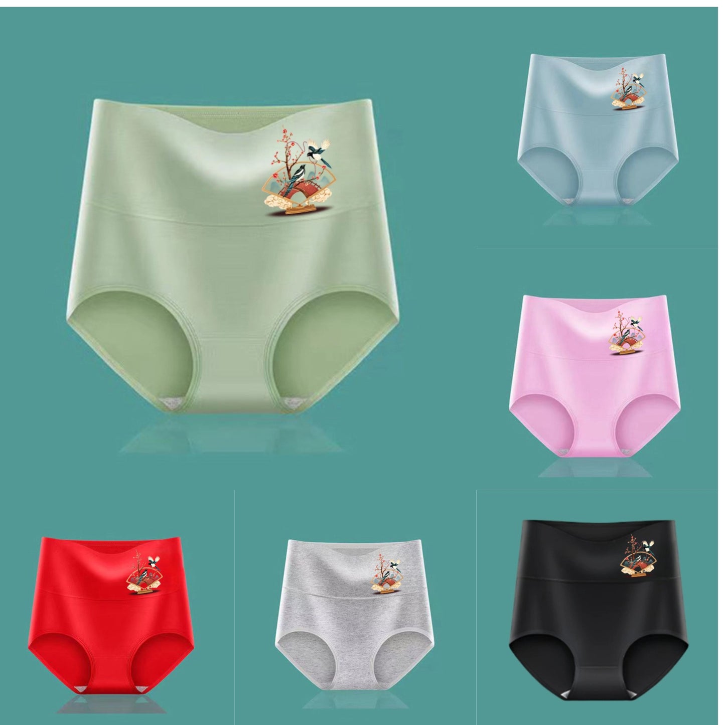 💖Zadnji dan 50% popusta - 【6/12 komada】Visokokvalitetni pamučni steznik za guzu visokog struka✨️ (40-100 kg)