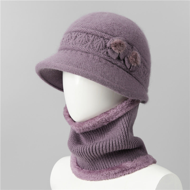 🧶Czapka + Szalik🧶Ciepły towarzysz zimą: ciepła czapka z dzianiny 3846618
