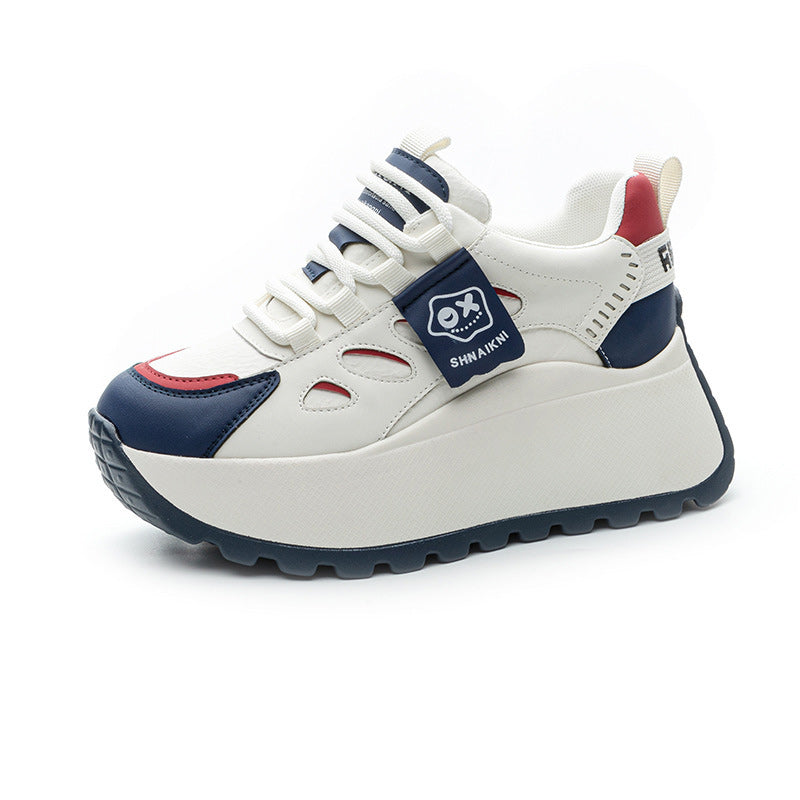 👟✨【【Gruba podeszwa 5 cm】】Casualowe sneakersy na grubej podeszwie – modne, wygodne i łatwe do stylizacji 💫