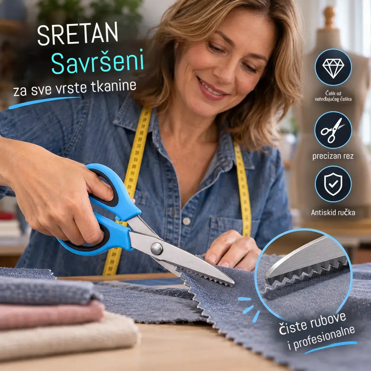 ✂️ Profesionalne škare za rezanje – Oštre, škare za rezanje