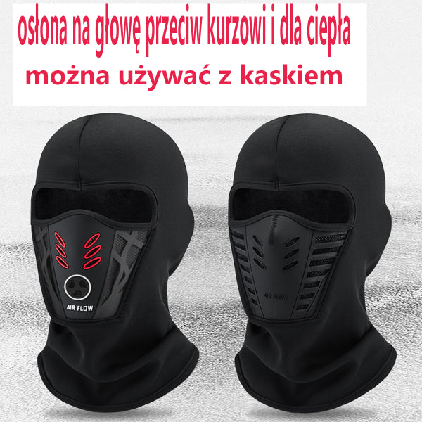 ☀️🔥 Maska pełnotwarzowa, odporna na zimno, do jazdy na nartach i jazdy konnej, zimowa, wiatroszczelna i ciepła, unisex--3811248