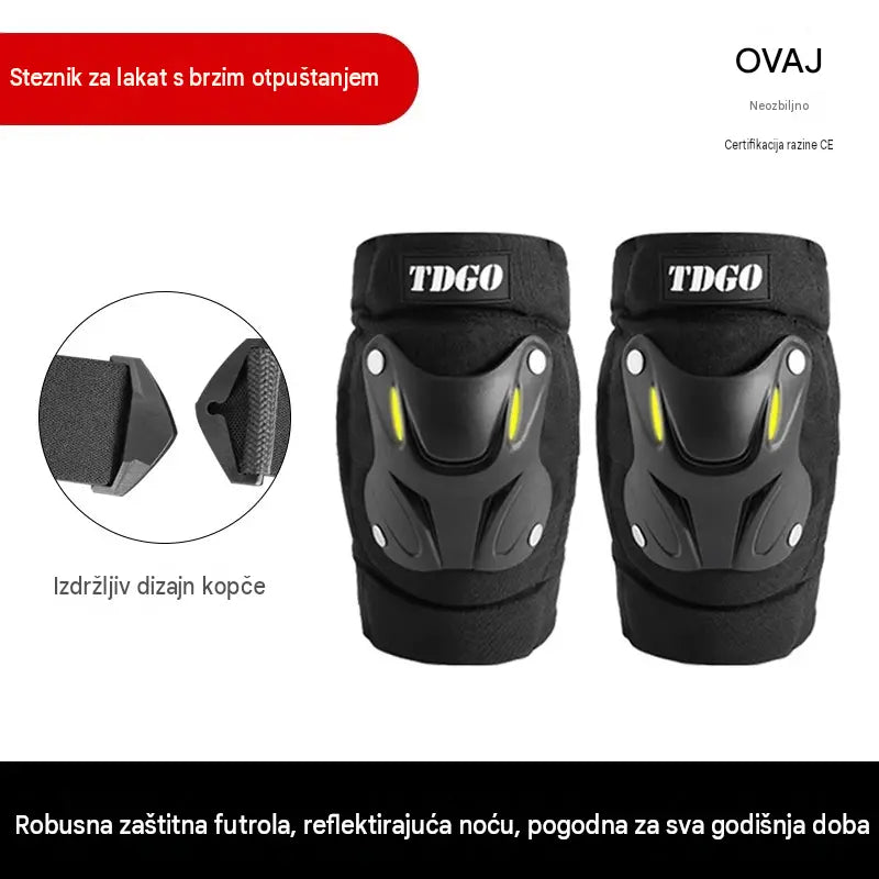 ✨👍 Fluorescentna zaštitna ortoza za koljeno prikladna za sva godišnja doba