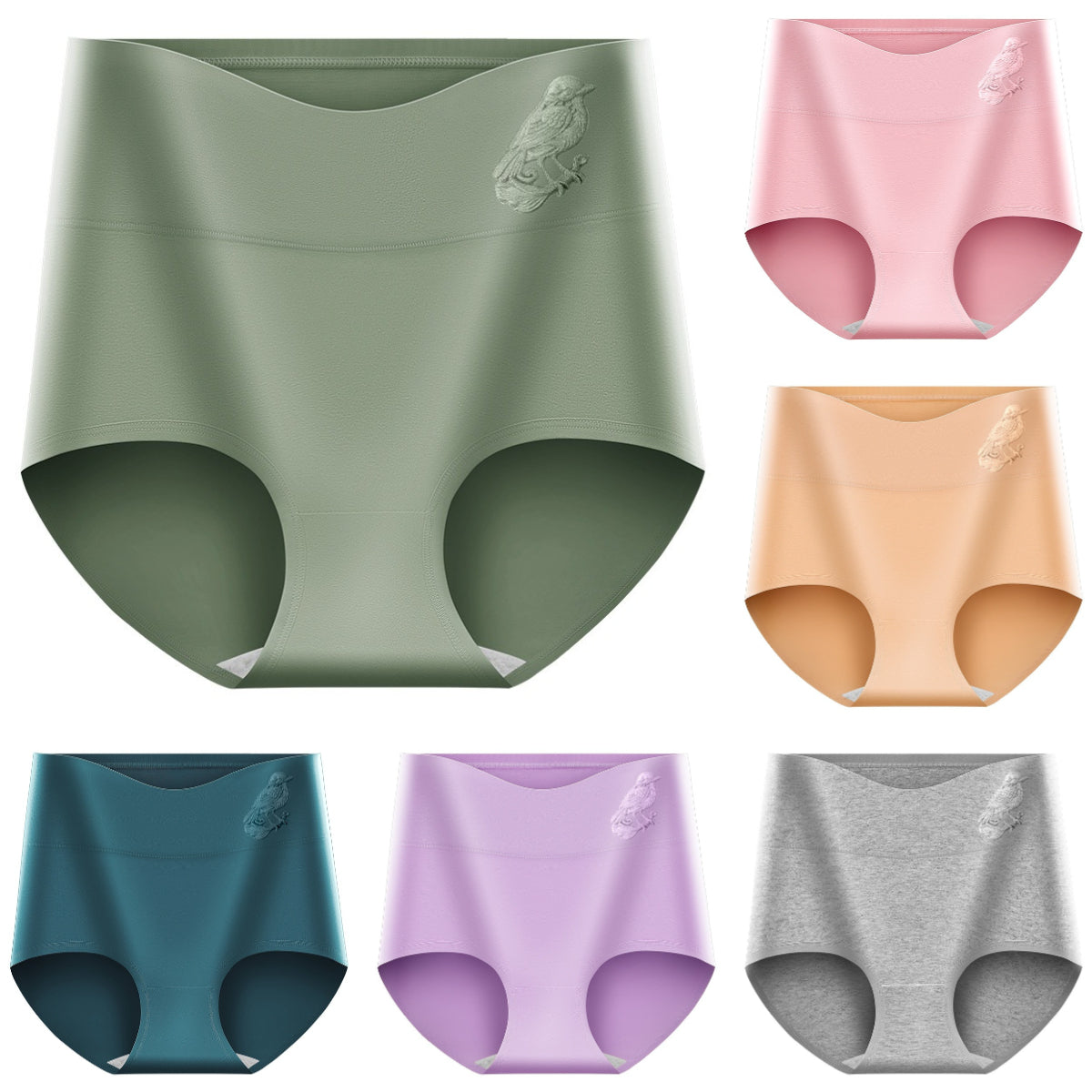 💖Zadnji dan za 50 % popust - 【Komplet 5】Hlače z visokim pasom, ki dvigujejo boke, vrhunska bombažna tkanina✨️ (45-105 kg)