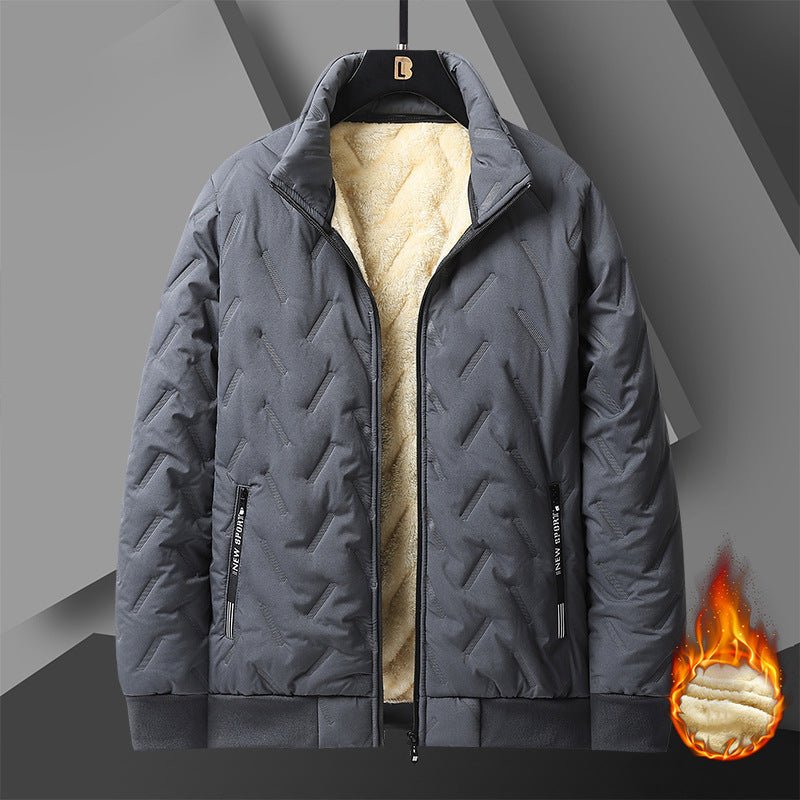 【L-7XL】 Męski płaszcz termiczny z owczej wełny 3777523
