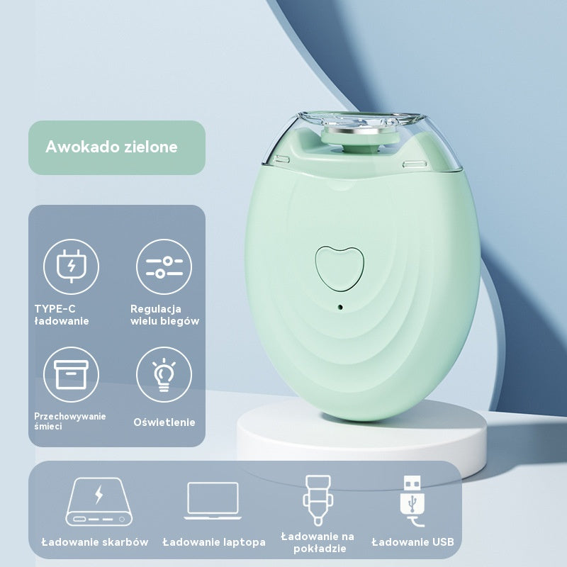 💅 Oferta ograniczona czasowo ✨ Automatyczny pilnik do paznokci (1 sztuka), bezpieczna i delikatna pielęgnacja paznokci 👶🔧