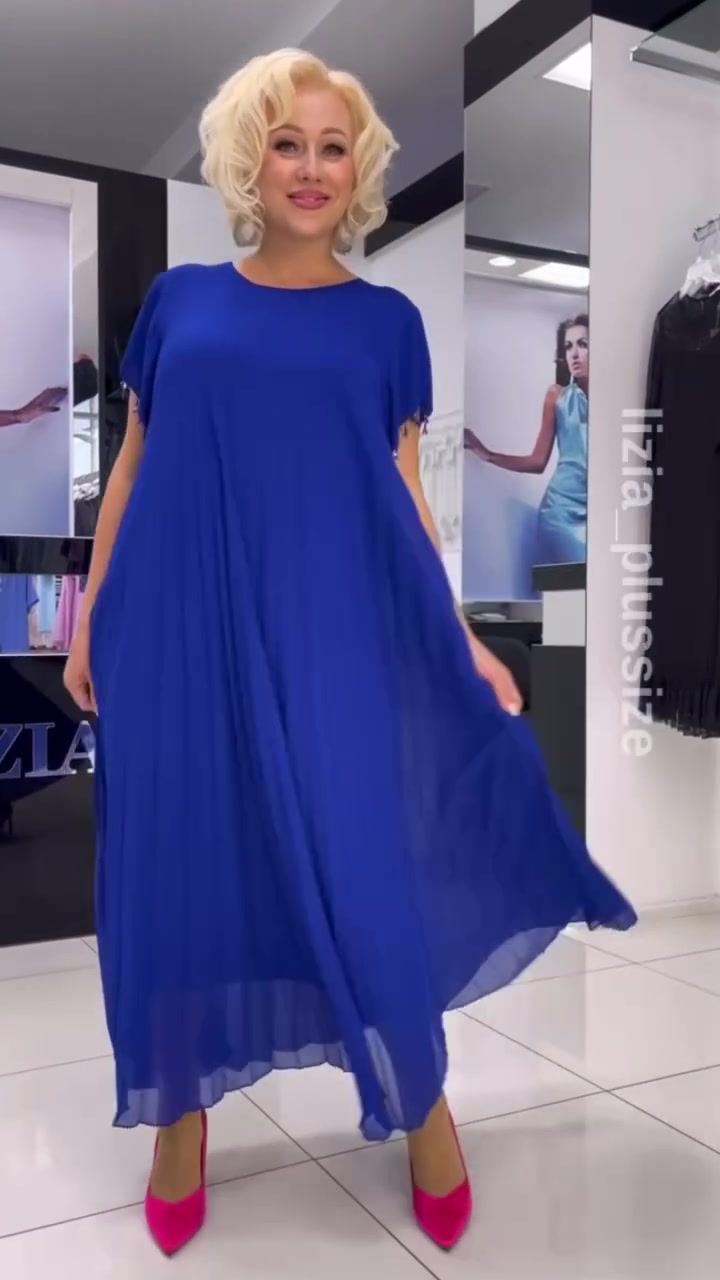 【🔥🏆Najlepiej sprzedające się produkty】 👗【S-5X2024 Nowa, wysokiej jakości elegancka sukienka z szyfonu--3698337