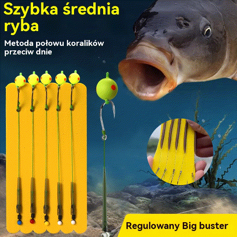 🔥【Kupite 5, dobijte 5 gratis】🔥🎣🐟 Privezak za ribolov na dnu protiv zapetljavanja (s plutajućim perlicama)