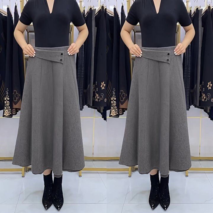 【50% zniżki】👗🎀【Rozmiary - 4XL】Spódnica midi z wełny na jesień/zimę