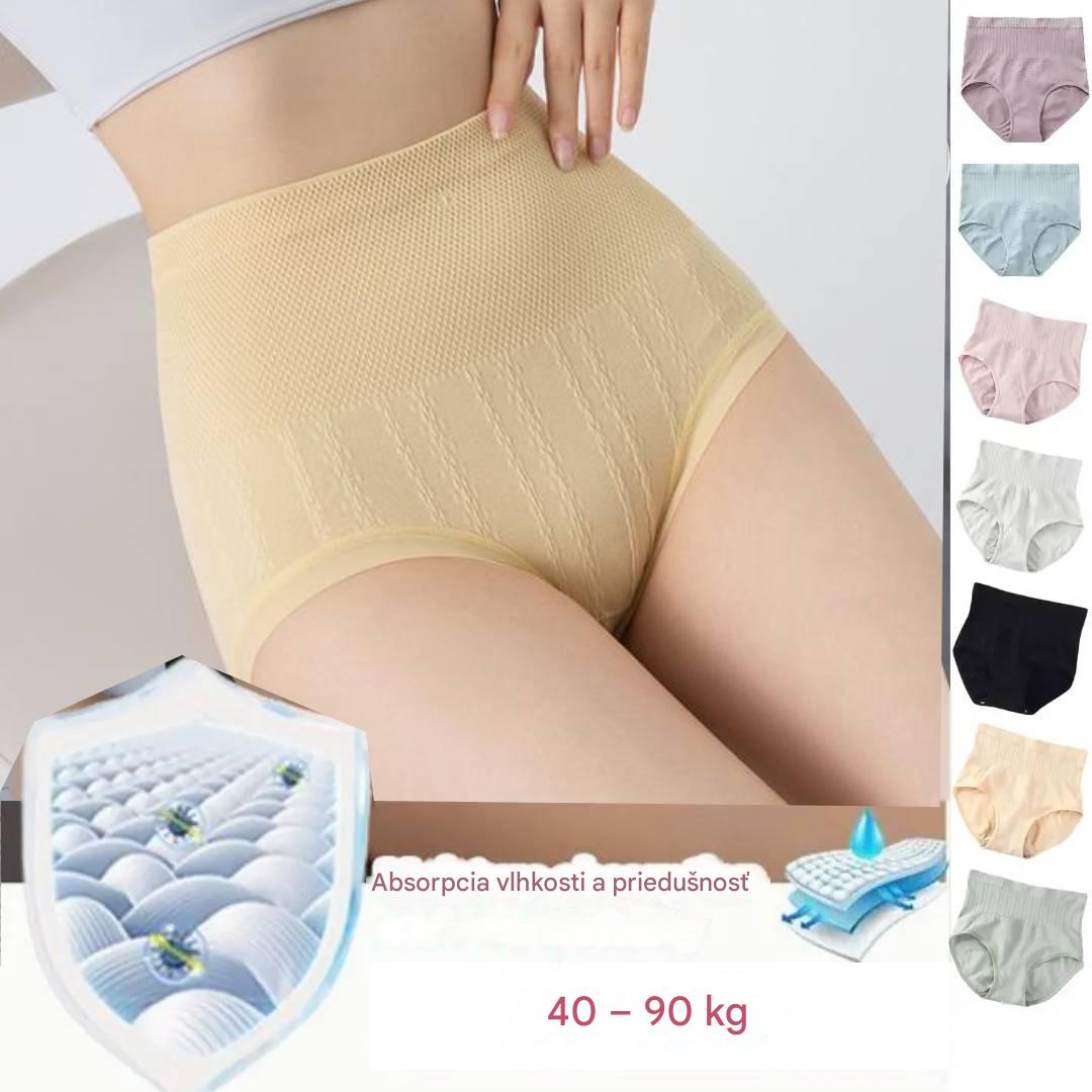 🏆【8 párov】【40-100 kg】🔥Posledný deň - 50% zľava - Antibakteriálne nohavičky s vysokým pásom a reguláciou bruška