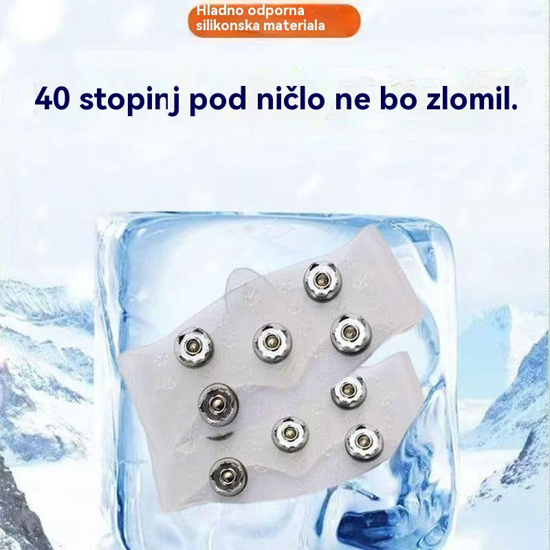 【Kupite 2, dobite 2 gratis】 Prevleke za čevlje s petimi kremplji, nedrseče za pohodništvo na prostem, primerne za pohodništvo po snegu, alpinizem, plezanje in zimske ledene površine.
