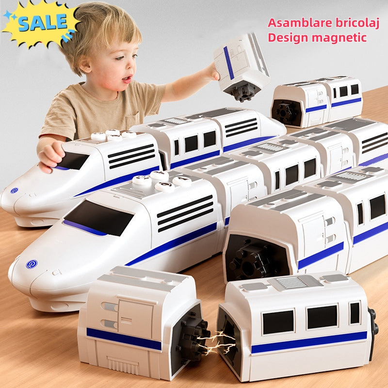 🚆✨ 【50% OFF】Elektryczna uniwersalna symulowana kolej dużych prędkości 3841141