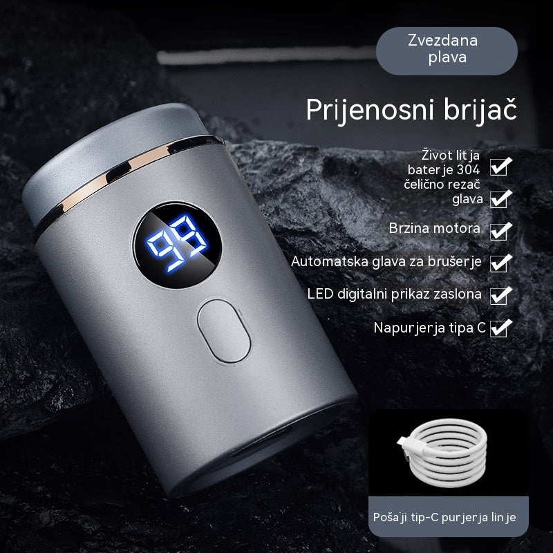đ„Vrhunska ponuda: 50% POPUSTAđ„MoÄan mini elektriÄni brijaÄ za muĆĄkarce s digitalnim zaslonom