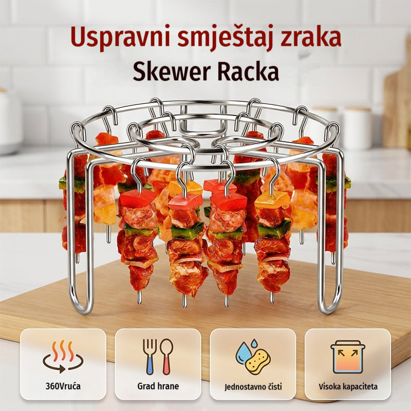 ✨Roštilj od nehrđajućeg čelika za kebabe🍢