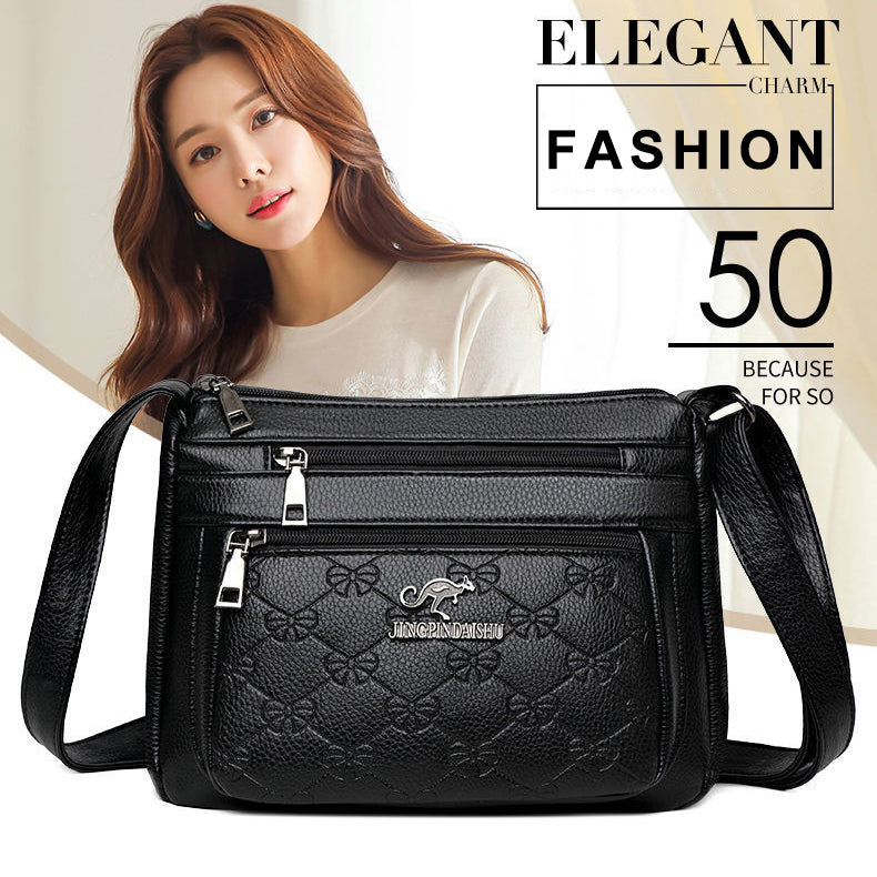 💥🏆Najlepiej sprzedający się produkt👜2024 Modna torba na ramię o dużej pojemności z miękkiej skóry--3735012