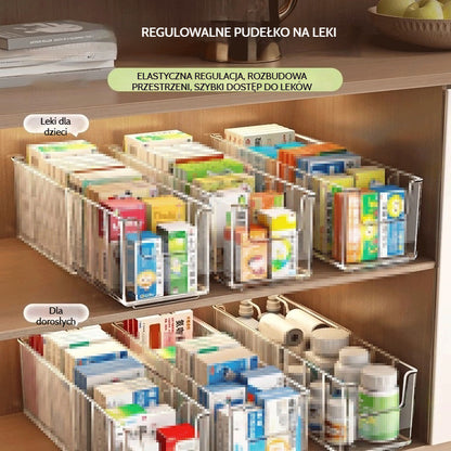 💊🏠 Regulowalne pudełko na leki do domu | Łatwo i szybko organizuj leki