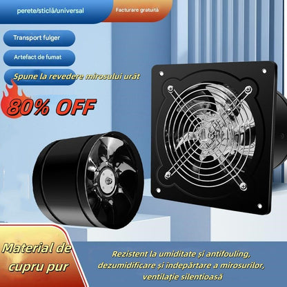 【50% zniżki】🌬Mocny wentylator wyciągowy do użytku domowego【4 cale】