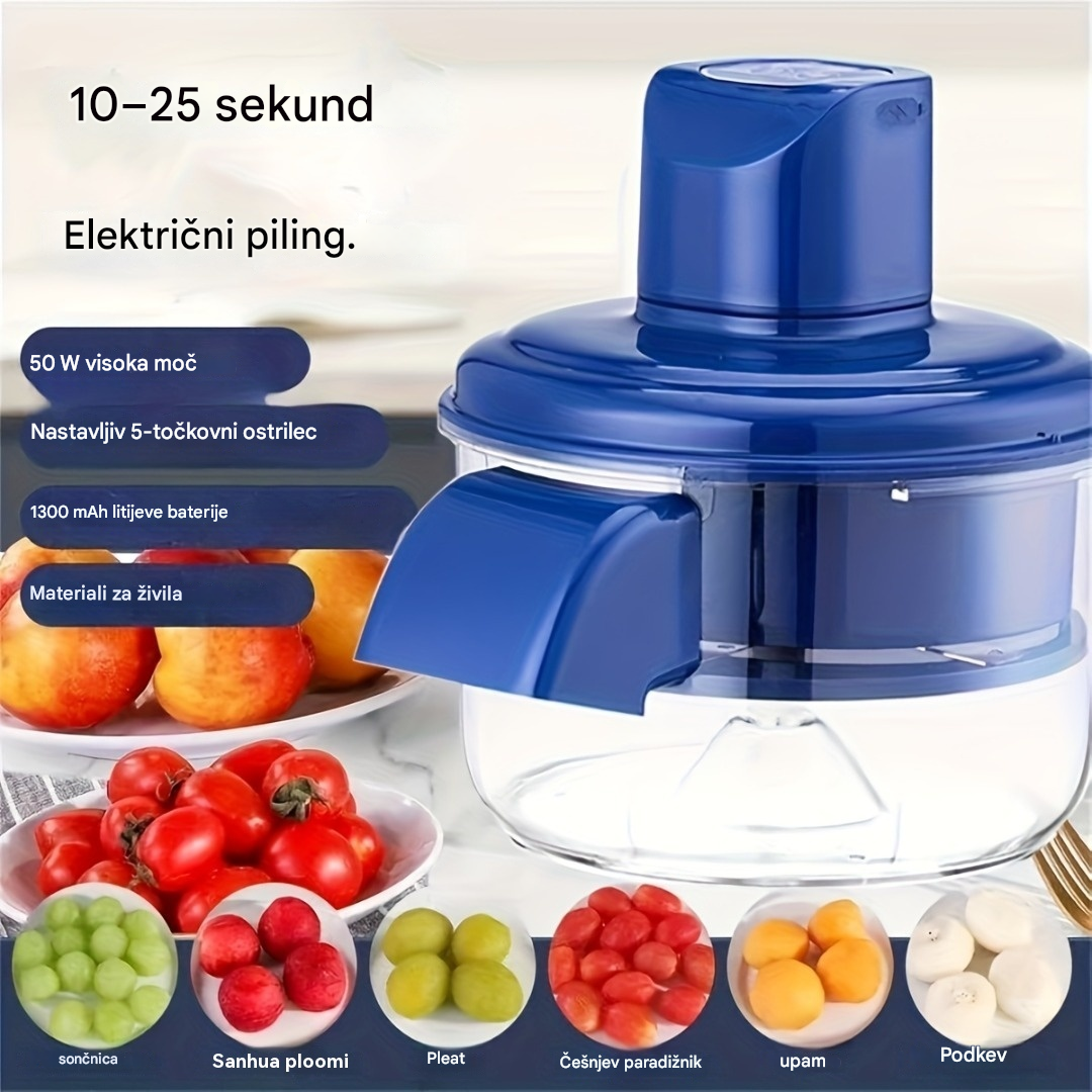 ⏳Časovno omejena ponudba: Prozoren električni lupilec sadja in zelenjave 🍇🧄 Izkoristite 49 % popust ⏰