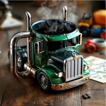 🚛【Oferta ograniczona czasowo】【6 stylów】Ręcznie robiony kubek do kawy w kształcie ciężarówki