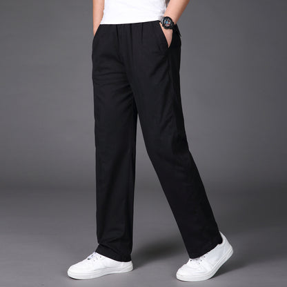 🛒【50% zniżki na każdą sztukę】🔥【50-130KG】👖👖Nowe letnie spodnie męskie oddychające i wygodne