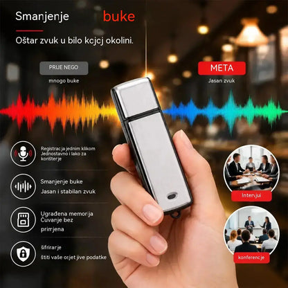 Prijenosni USB snimač visoke razlučivosti sa smanjenjem šuma