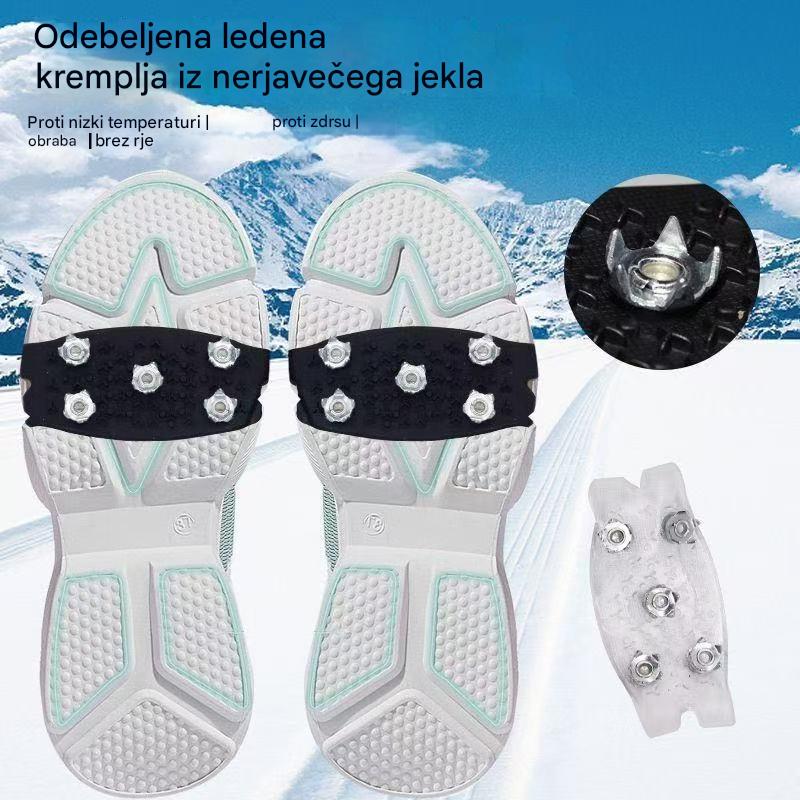 👴🚶🏔️❄️【50% popust】Nevidne petkrake protizdrsne dereze, zunanje dereze, primerne za pohodništvo po snegu, gorništvo, plezanje in zimske ledene površine, obvezna oprema za starejše.