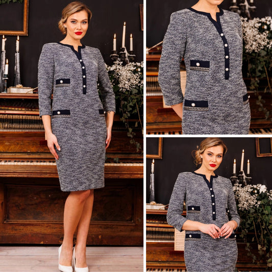 🔥Oferta specjalna ograniczona czasowo🌹【S-5XL】2025 nowa modna retro elegancka piękna sukienka 3872836