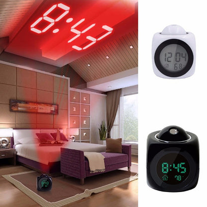 【Kupite 1 in prejmete 1 gratis】⏰ Večnamenska projektorska ura — čas, alarm, temperatura in vreme na vaši steni ali stropu