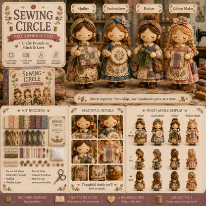🎁Zadnji dan: Iskoristite 49% popusta! 🧵 Minijaturni komplet za patchwork iz serije Miniature World.