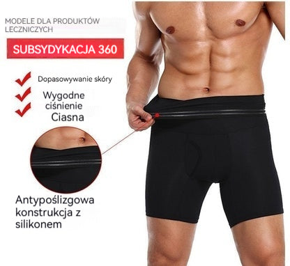 🔥【Błyskawiczna promocja do -50%】Męskie spodnie z wysokim stanem, oddychające i elastyczne, modelujące brzuch