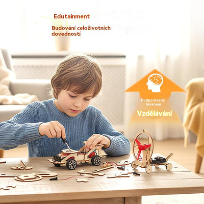 🧩 Kreativní technické hračky pro kutily – stavte a učte se s elektronickými součástkami, zábavné vzdělávání v oblasti STEM pro děti 🚀📦