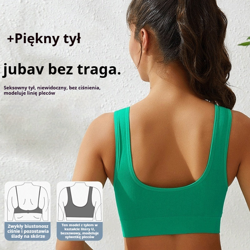 【4 szt.】【S-5XL】 Seksowny biustonosz push-up bez fiszbin dla dużych rozmiarów