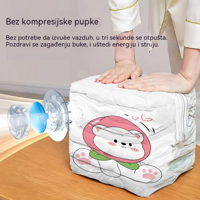 ✨🗃️ 5 artikala za 27 eura 💨 Velika, stlačiva vakuumska vrećica za pohranu: nije potrebna pumpa, nepropusna je i idealna za uštedu prostora u koferima i kod kuće ✈️