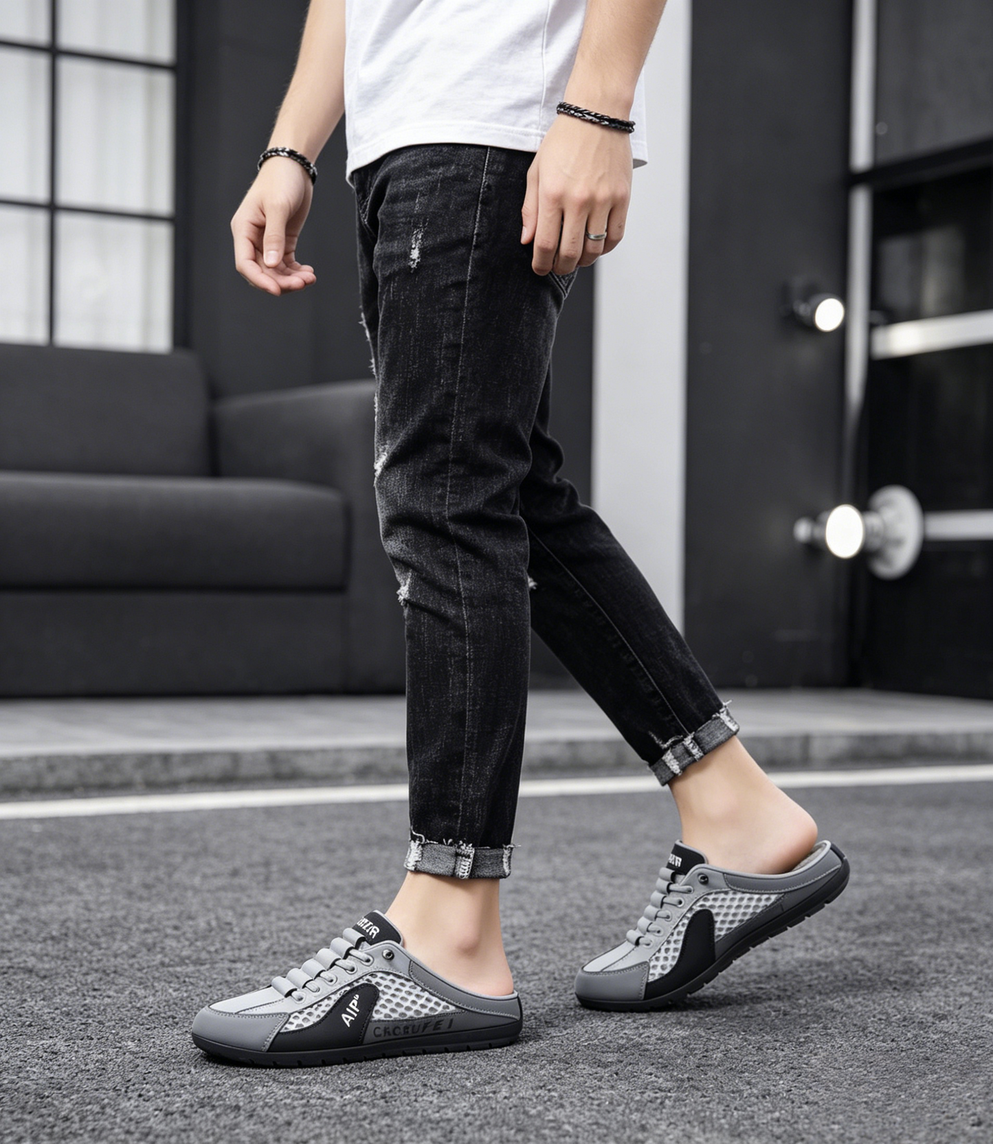 👞🔥【Obniżka ceny】【39-44】Nowe męskie sportowe kapcie codzienne, modne i stylowe