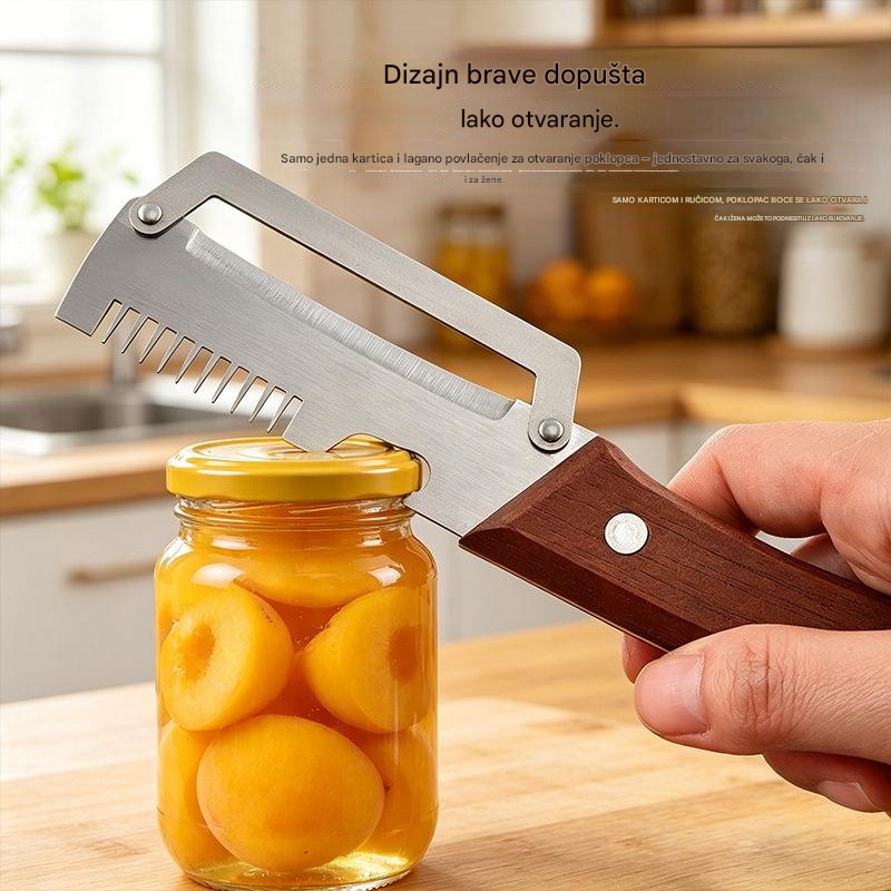 ✅Kupite 1, dobijte 1 gratis! Dva artikla za 20 eura🧅🔪 Višenamjenska 3-u-1 gulilica za kuhinju: Guli, sjecka povrće, reže meso, otvara boce! 🔥