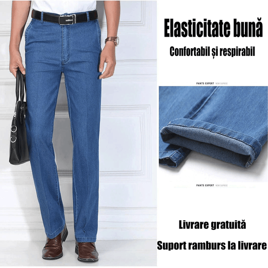 🙋‍♂️ Promocja ograniczona czasowo 👖 Nowe męskie jeansy z wysokim stanem, elastyczne i oddychające